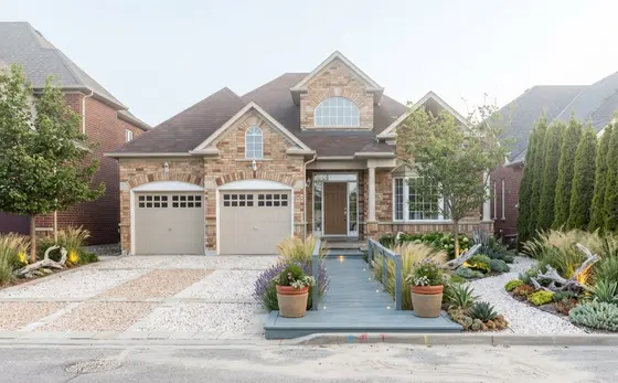 A home landscaped in the Coastal / Beach style by Landscape AI
